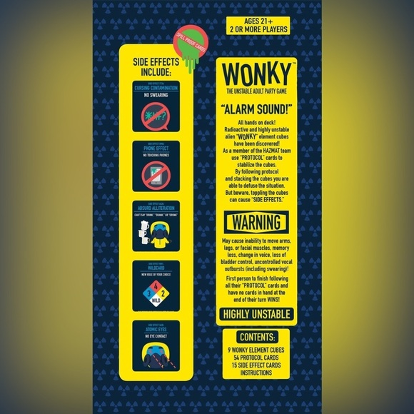 NWT USAopoly Wonky: The Unstable Adult Party Game - Picture 3 of 8